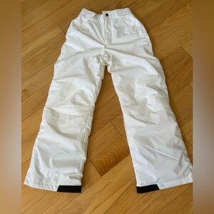 Kids Columbia White Ski/Snow Pants-Size M 10-12-Grow System-NWOT